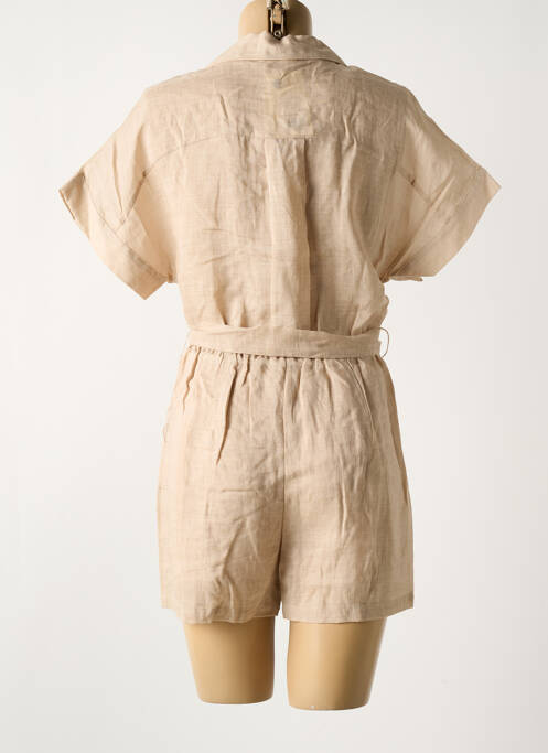 Salopetă scurtă bej THE KORNER femeie