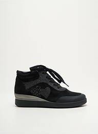 Adidași toc platformă toc de 4 la 6 cm negru ARA femme