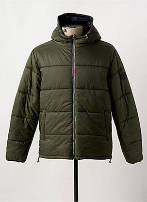 Geacă matlasată verde LE TEMPS DES CERISES bărbat