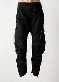 Pantalon cargo țesătură poplin mărime normală negru LE TEMPS DES CERISES bărbat