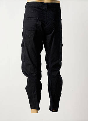 Pantalon cargo țesătură poplin mărime normală negru LE TEMPS DES CERISES bărbat