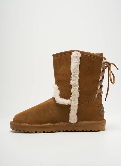 Botine/Ghete maro PEPE JEANS femeie