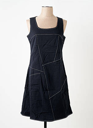 Rochie midi fără mâneci fără mâneci albastru S.QUISE femeie