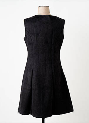 Rochie midi fără mâneci fără mâneci negru S.QUISE femeie