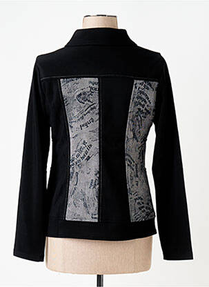 Jachete casual finisaj interior dublat negru QUATRE VINGT JOURS femeie