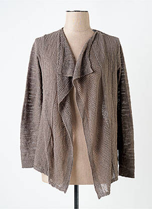 Vestă cu mâneci lungi gri DUGER femeie