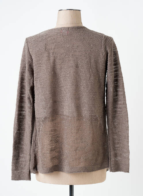 Vestă cu mâneci lungi gri DUGER femeie