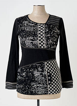 Pulover negru QUATRE VINGT JOURS femeie