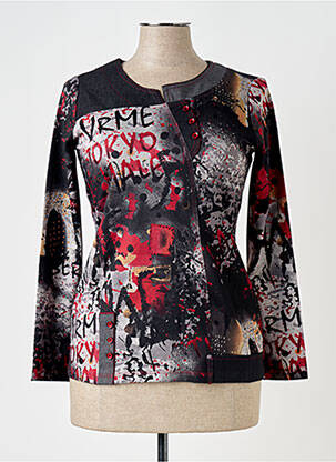 Tricou mâneci lungi mâneci lungi gri QUATRE VINGT JOURS femeie