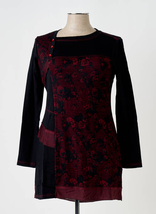 Tunică mâneci lungi negru S.QUISE femeie