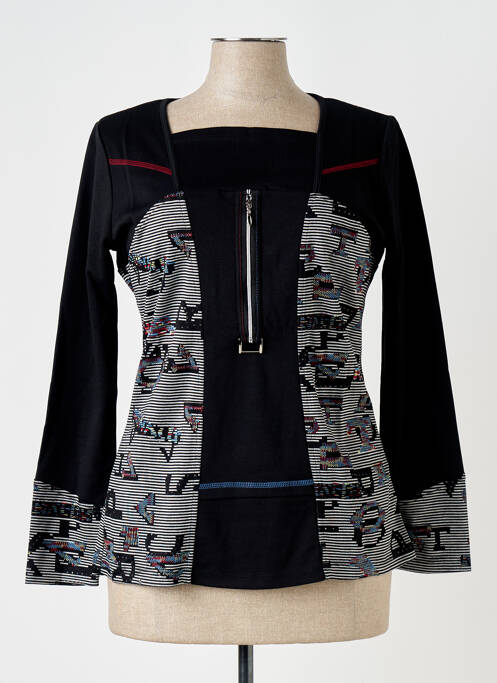 Tricou negru L.S MODE femeie