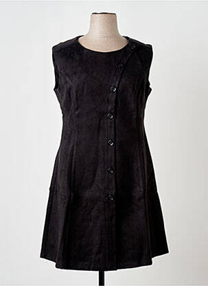 Rochie scurtă fără mâneci fără mâneci negru S.QUISE femeie