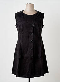 Rochie scurtă fără mâneci fără mâneci negru S.QUISE femme