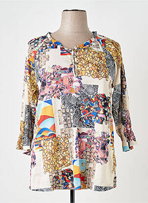 Tunică mâneci lungi bej S.QUISE femeie