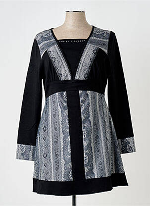 Tunică mâneci lungi negru S.QUISE femeie