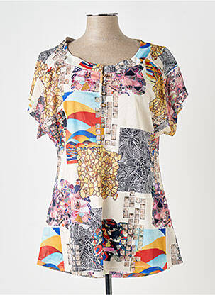 Tunică mâneci scurte bej S.QUISE femeie