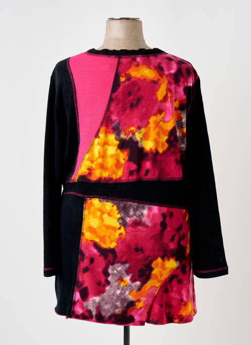 Pulover tunică elasticitate mâneci lungi negru S.QUISE femme