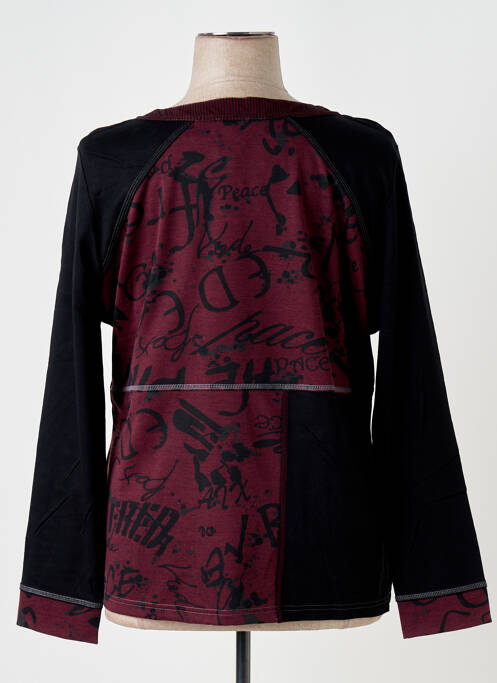 Tricou negru QUATRE VINGT JOURS femeie