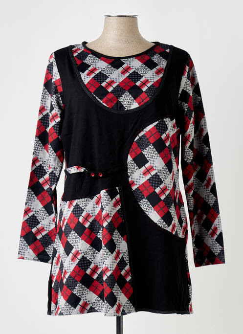 Tunică mâneci lungi negru S.QUISE femeie