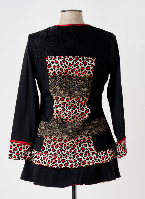 Tunică mâneci lungi negru S.QUISE femeie