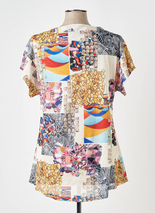 Tunică mâneci scurte bej S.QUISE femeie