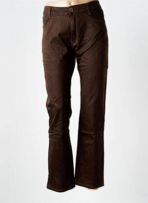 Pantalon drept elasticitate mărime normală maro X-MAX femeie