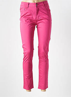 Pantalon 7/8 elasticitate mărime normală roz X-MAX femeie