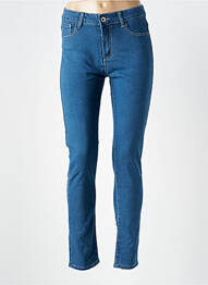 Blugi cu croială slim elasticitate mărime normală albastru X-MAX femme