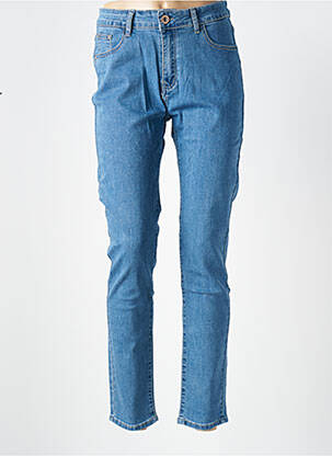 Blugi cu croială slim albastru X-MAX femeie