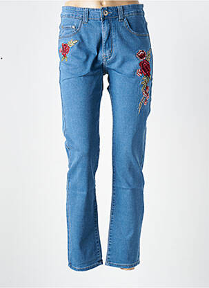 Blugi cu croială slim albastru X-MAX femeie