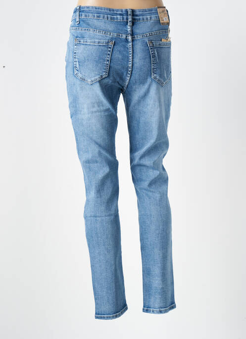 Blugi cu croială slim albastru X-MAX femeie