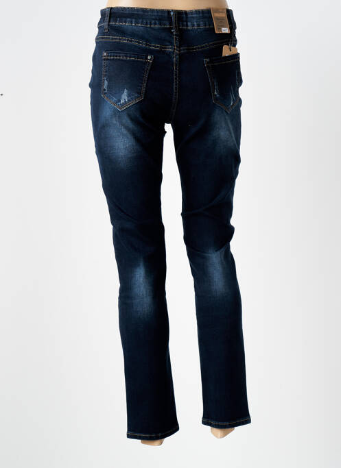 Blugi cu croială slim elasticitate mărime normală albastru X-MAX femme