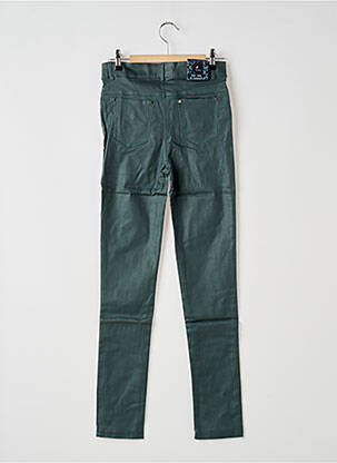 Pantalon slim țesătură acoperită mărime normală verde X-MAX femeie