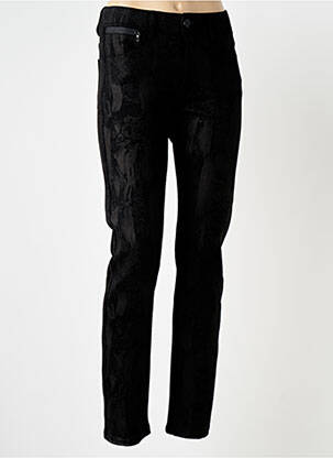 Pantalon slim elasticitate mărime normală negru S.QUISE femeie