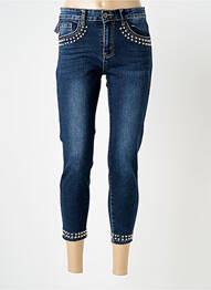 Pantalon trei sferturi elasticitate mărime normală albastru X-MAX femme