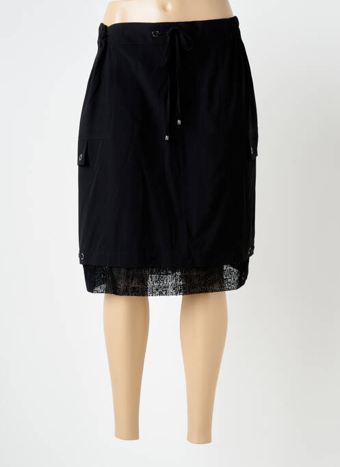 Fustă midi negru S.QUISE femeie