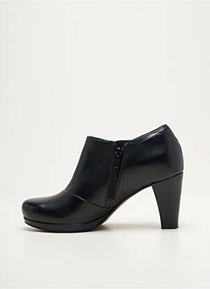 Botine/ghete material neted toc de 4 la 6 cm negru CLARKS femeie
