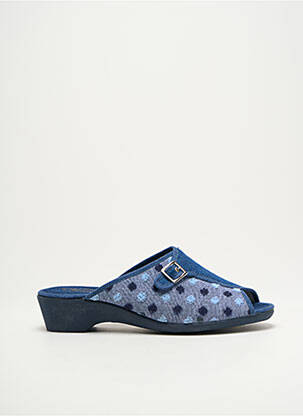 Papuci/Pantofi de casă albastru SEMELFLEX femeie