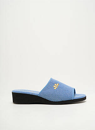 Papuci/Pantofi de casă albastru SEMELFLEX femeie