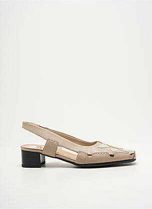 Sandale/Pantofi decupați bej LUXAT femeie