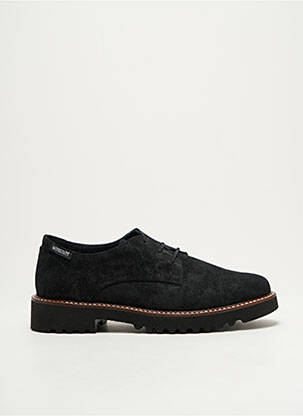 Derby-uri țesătură satinată toc plat până la 3 cm negru MEPHISTO femeie