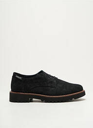 Derby-uri țesătură satinată toc plat până la 3 cm negru MEPHISTO femme