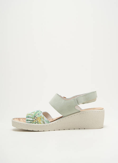 Sandale/Pantofi decupați verde MOBILS femeie