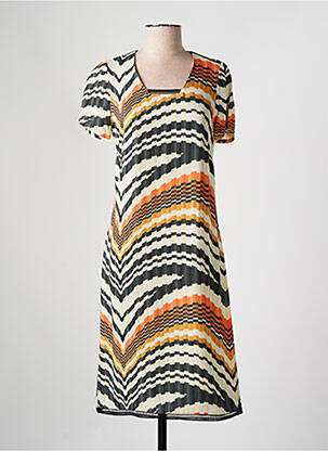 Rochie midi portocaliu MERI & ESCA femeie