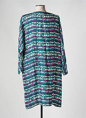 Rochie midi croială fluidă mâneci lungi verde MASAI femeie