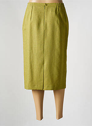 Fustă midi talie cu cleme verde FRANCOISE DE FRANCE femeie