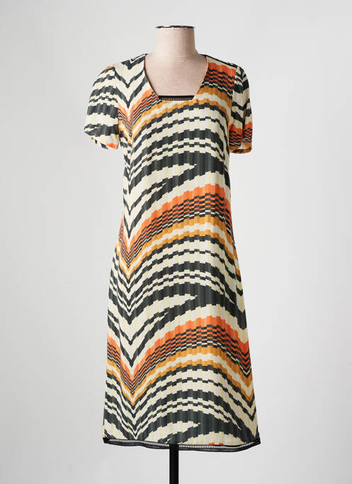 Rochie midi portocaliu MERI & ESCA femeie