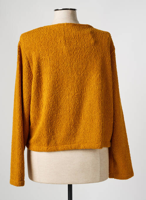 Vestă cu mâneci lungi galben MALOKA femeie