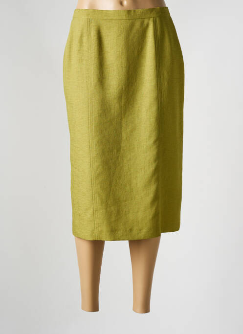 Fustă midi verde FRANCOISE DE FRANCE femeie