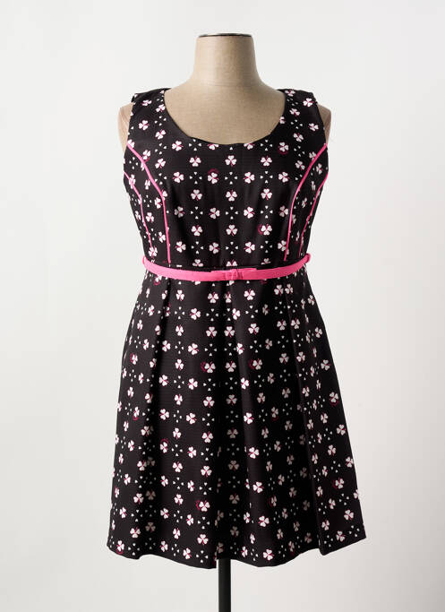 Rochie midi negru POUPÉE CHIC BY MERCEDES DE MIGUEL femeie